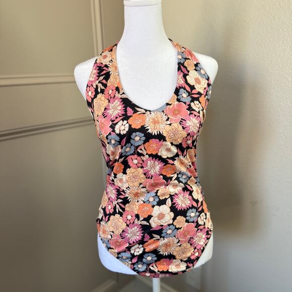 NWT Lulus Floral Bodysuit Size M Super Soft -K0206 - Picture 3 of 7